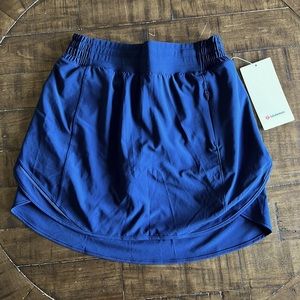 Lululemon Hotty Hot HR Skirt Navy 6 Long